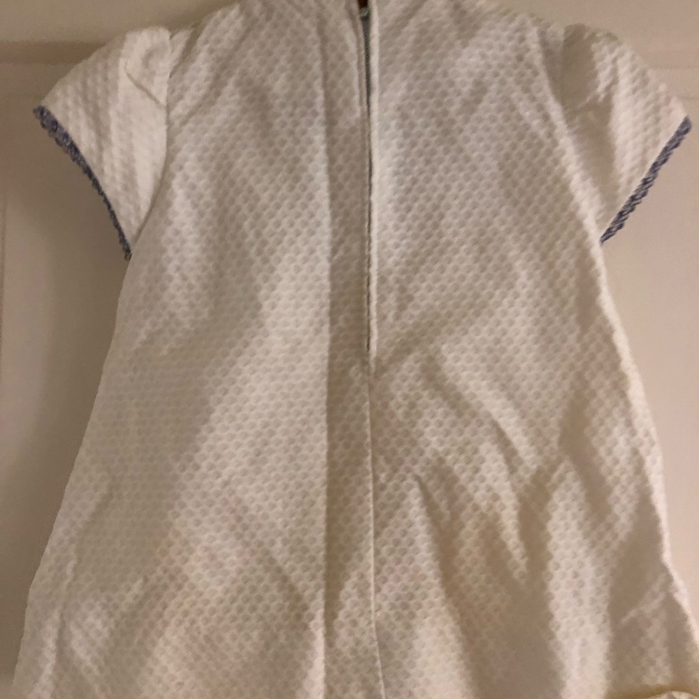 White dress with matching shorts Girls size 4 Vintage - Picture 4 of 6